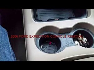 FORD EXPEDITION CONSOLE REMOVAL