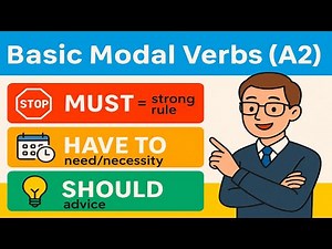 Basic Modal Verbs: must / have to / should (A2) | Obligation, Necessity & Advice