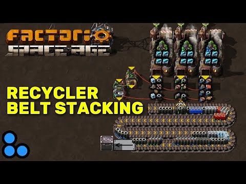 Advanced Recycler Belt Stacking - Factorio Guide / Tutorial