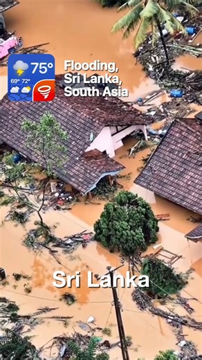 Devastation in Sri Lanka ️ Cyclone Ditwah unleashed powerful floods and landslides — homes destroyed, villages buried, families displaced. ⚠️ Hundreds dead, thousands forced from their homes. Rescue operations underway, but the crisis isn’t over. Stay with us. Stay informed. #SriLanka #CycloneDitwah #FloodAlert #Landslides #ExtremeWeather #DisasterReport #GlobalWeatherWatch | Weather Widgets & NOAA Radar | Facebook