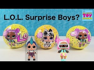 LOL Surprise Confetti Pop Series 3 BOY Doll Opening Toy Review | PSToyReviews