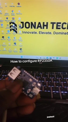 How to configure Rp2350A board #flashing #technician #LearnOnTikTok #icloud