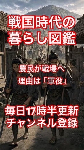 戦国時代、農民はなぜ戦場に行かされたのか #アニメ #戦国時代 #日本史 #歴史解説