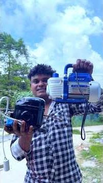 How to Make Real AC at Home! ❄️ #shots #project #experiment #sujanexperiment