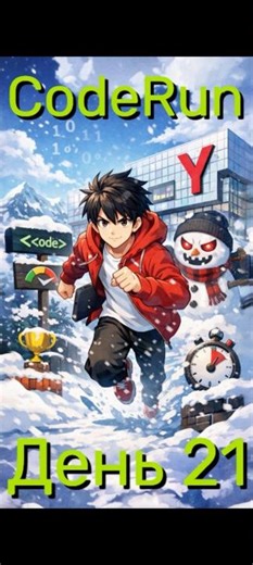 День 21 — CodeRun Winter Challenge 2025 #coding #cpp #programming