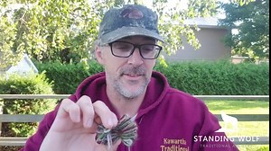 Standing Wolf Navajo Wool Bow String Silencers | Traditional Style Archery Recurve String Silencer | Noise Dampeners for Archery | One Pair Per Package