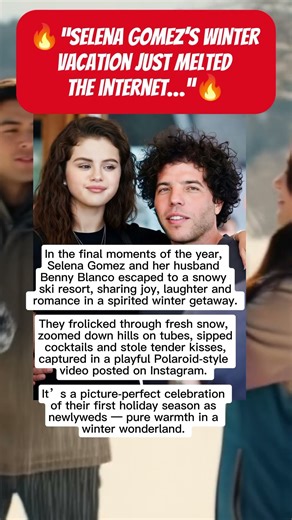 Selena Gomez & Benny Blanco’s Romantic Snowy Vacation Goes Viral
