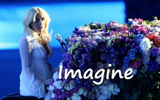 [1080P]【Lady Gaga 】- Imagine（2015欧运会开幕式表演）