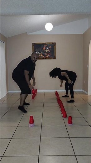 CRAZY Stack and Run CUP CHALLENGE!