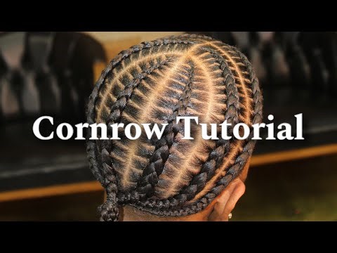How to Stitch Braid ll Simple Cornrows ll Big Sean Braids