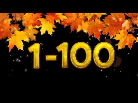 Învață să numeri pină la 100 | Învățăm să numărăm în limba română