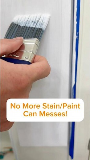 Messy Paint or Stain Cans | Not Anymore #DIYTips #lowesproject #PaintHacks