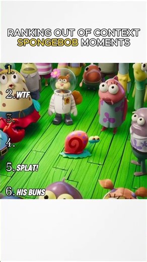 Ranking SpongeBob Moments 😂