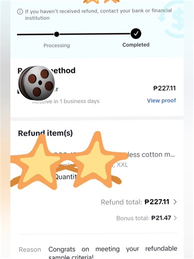 My First Refundable Sample Experience #refundablesample #tiktokshop