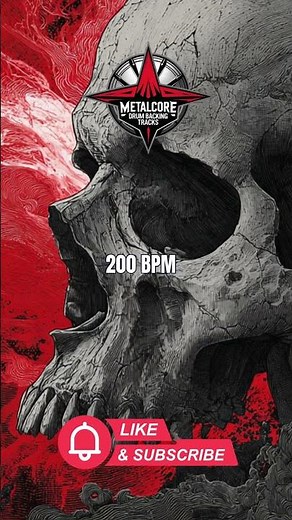 200 BPM Metalcore Drum Track – Controlled Fast Beat