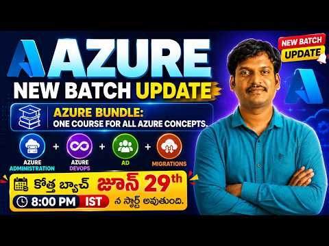 Azure Complete Bundle Course 🚀 | Azure Administration + DevOps + AD + Migration | New Batch June 29