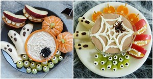 HALLOWEEN FRUIT SNACKS - So Adorable, Healthy and Super EASY to Make!