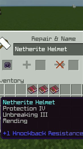How to make the powerful Helmet in Minecreaft