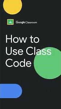 Class access codes in Google Classroom