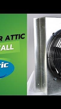 Centric Air Gable Attic Fan Install Video