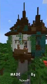 This Mod add Witch Tower in Minecraft!😱