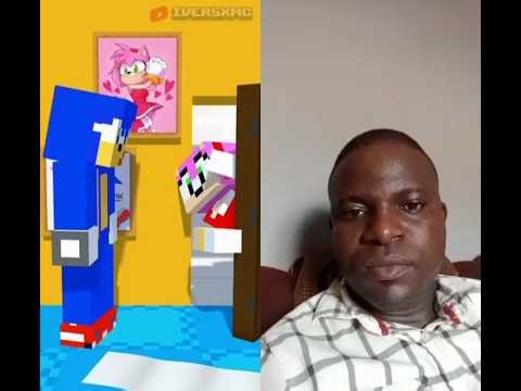 Sonic Help Amy Rose in the Bathroom 😂 #sonic #minecraft #animation