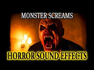Terrifying Monster Sound Effects | Scary Monster Sounds | 6 Mins | Horror Sound Effects | #scary