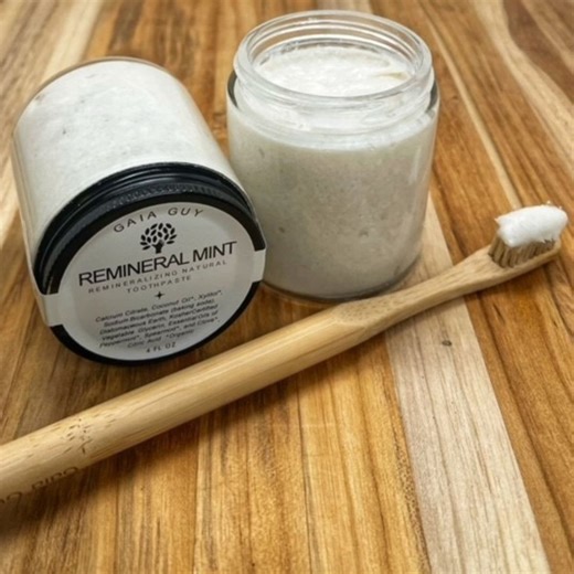 Remineral Mint: Natural Organic Toothpaste – Plastic-free, Minty Fresh Breath, Strong Enamel, Vegan, Fluoride-free & Made in the USA - Etsy UK