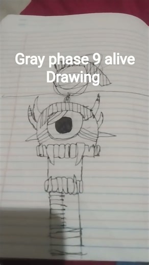 gray phase 9 alive drawing