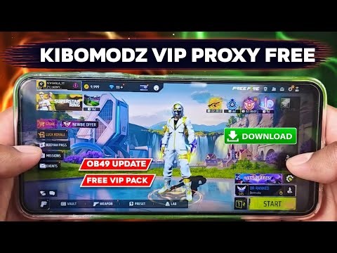 KiboModz Vip Free Fire Proxy Server 🤯😱 Apply On Android 2025 (No Root , No UgPhone ) - Gw Pathshala
