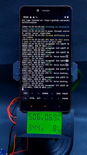 7 comments | Uji performa mining VRSC di HP jadul. Berapa hashrate-nya dan sehemat apa watt-nya? #VerusCoin #VRSC #HashrateTest #MiningAndroid #MiningHPJadul #RedmiNote2 #CryptoMining #PowerConsumption #CuanReceh #everyone | Haryono | Facebook