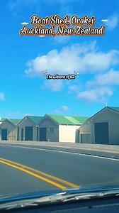 Boat Shed in Orakei near Mission Bay Auckland (Ngāpipi Road) are a historical landmark in Auckland, New Zealand, built in the early 1930s. Originally designed for boat storage and access #auckland #boatshed #newzealand #orakei #missionbay | The Gibsons of New Zealand