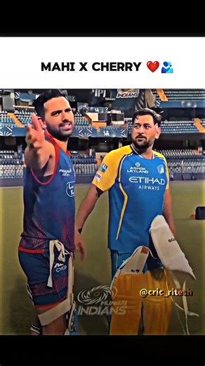 MAHI BHAI ❤️🫂 #msdhoni #csk #cskvsmi #ipl