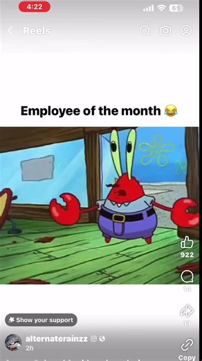 SpongeBob have me crying 😂😭 #spongebob #nickelodeon #mrkrabs