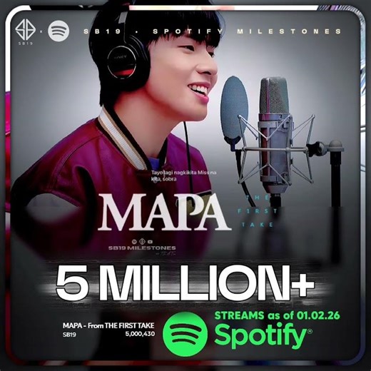 SB19's Timeless MAPA on The First Take #5MillionStreams Milestone 🤩🧭
