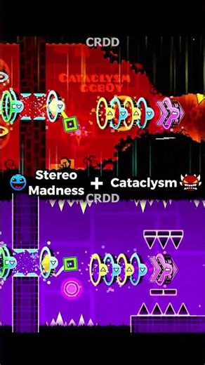 Cataclysm in 1.0 Style?! 😱🔥 #GeometryDash #GD