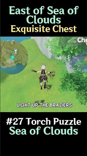 Sea of Clouds #27 Torch Puzzle | #genshinimpact