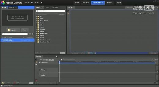 HitFilm软件教程编辑介绍005