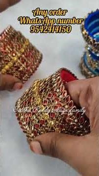 new model Silk thread bangle designs😍