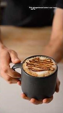 Gingerbread Latte, no flavour shot needed #recipe #cooking #food #gingerbread #yeungmancooking