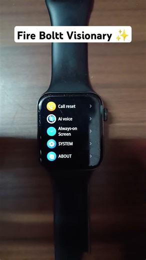 Fire Boltt Visionary Smart Watch Settings ✨ #fireboltt #firebolttsmartwatch