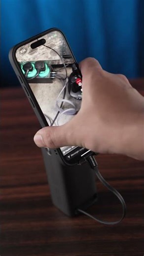 Titan-130RC: 130W Multi-Port Power Bank w/ Retractable USB-C Cable & TFT LCD Screen #promate #بروميت