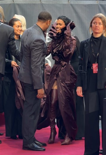 Michael B. Jordan and Teyana Taylor at BAFTA Film Awards