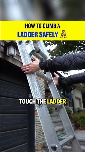 Pat demonstrates how to utilize the 4:1 ratio when setting up a ladder to ensure a safe & easy climb