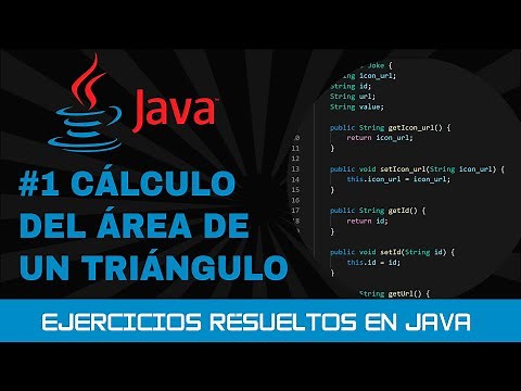 1. Ejercicios resueltos de JAVA: Cálculo del área de un TRIÁNGULO