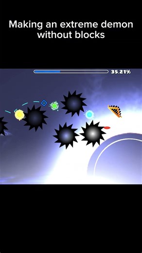 Making an extreme demon without blocks day 6 #geometrydash #fypシ