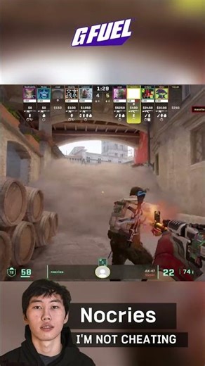 I'm not cheating I swear. #cs2 #counterstrike #nocries