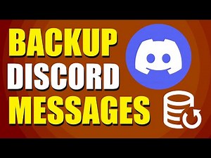 How To Backup Discord Messages (Quick & Easy)