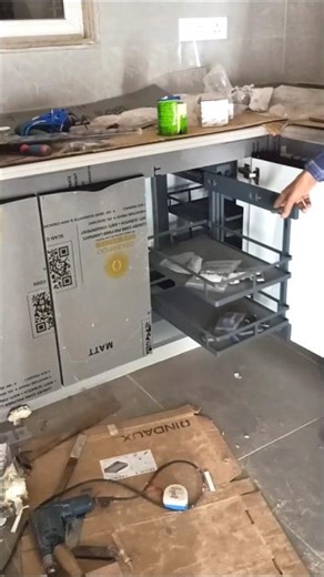 kitchen corner unit ! magic corner for kitchen ! #modularkitchen