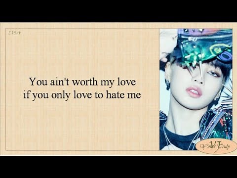 BLACKPINK - Love To Hate Me (Lyrics)